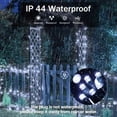 thumbnail image 3 of Luces navideñas YIQU de 10 m, 100 LED, color blanco frío, impermeable, 3 of 8