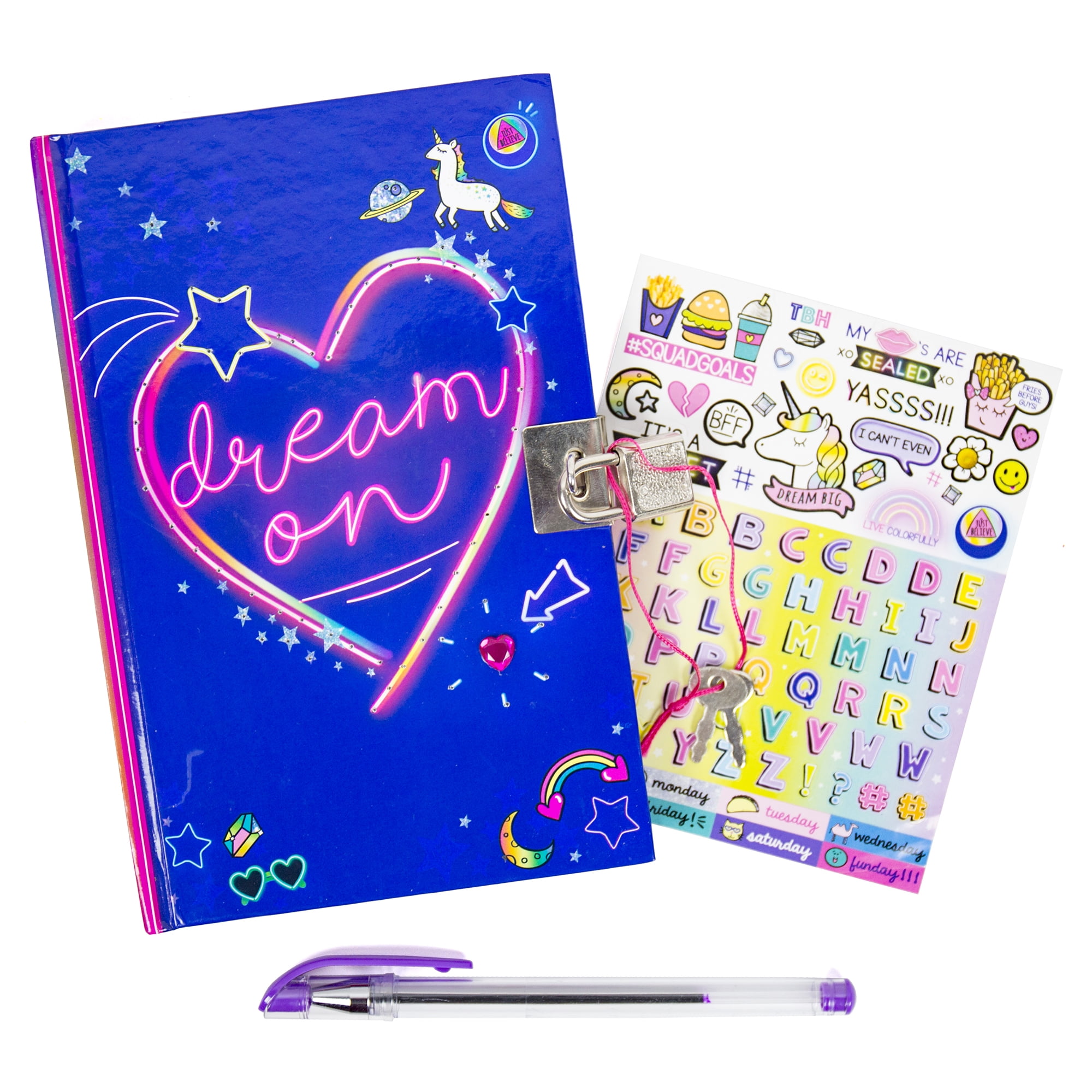 LightUp Diary Kit Girls Teens Writing Journal Christmas