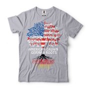 American Grown With German Roots Shirt Germany Flag Shirt Germany Gifts German Patriotic Shirts