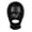 Black, variant on Doomiva Women's Men's Metallic Mouth Hole Mask Masquerade Mask Carnival Party Fancy Dress Up Open Mouth Hole Red OneSize