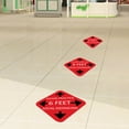 thumbnail image 1 of [Yuexinghui] Clearance Products, Queuing Distance, Social Distance Series, Crowd Control Floor Stickers, Keep Your Distance Logo A, 1 of 7