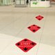 thumbnail image 5 of [Yuexinghui] Clearance Products, Queuing Distance, Social Distance Series, Crowd Control Floor Stickers, Keep Your Distance Logo A ANGGREK Safety Floor Sign, 5 of 7