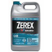 1 Gallon Engine Coolant/Antifreeze ZEREX G48 Formula BLUE 50/50 Pre-diluted MPN #859537