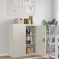 thumbnail image 1 of vidaXL Armoire à Dossiers Blanche 90x40x105 cm Acier, 1 of 5