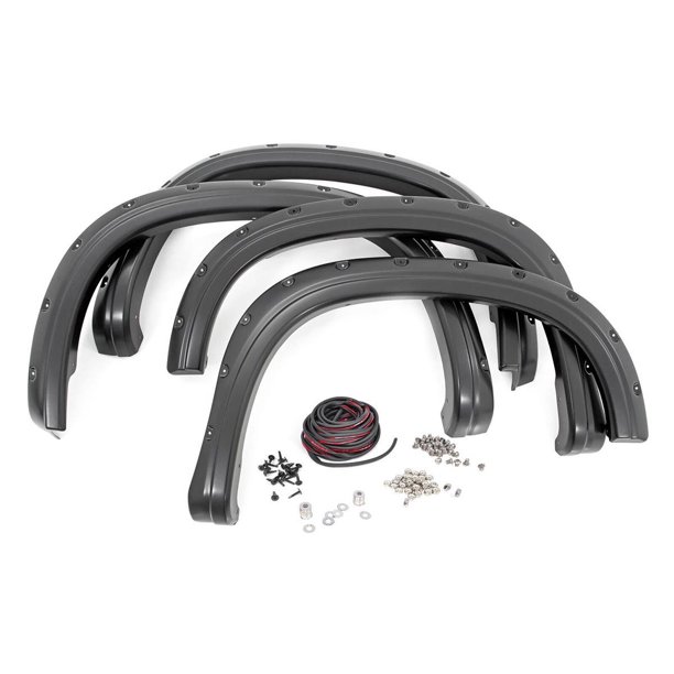 Rough Country Pocket Fender Flares (fits) 20192020 GMC Sierra 1500