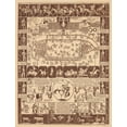 thumbnail image 2 of Stellar Design Studio 19x24 Gold Ornate Wood Framed with Double Matting Museum Art Print Titled - Vintage Cowboy Poster, 2 of 4