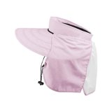 J7230 Taslon Womens UV Roll-Up Visor Pink product image