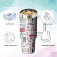 thumbnail image 3 of 40oz Hair Stylist Gifts Hairstylist Tumbler with Handle for Female Women, Stainless Steel Insulated Cup, Coffee Mug Water Bottle for Hairdresser Cosmetology Salon Owner Beautician, 3 of 6