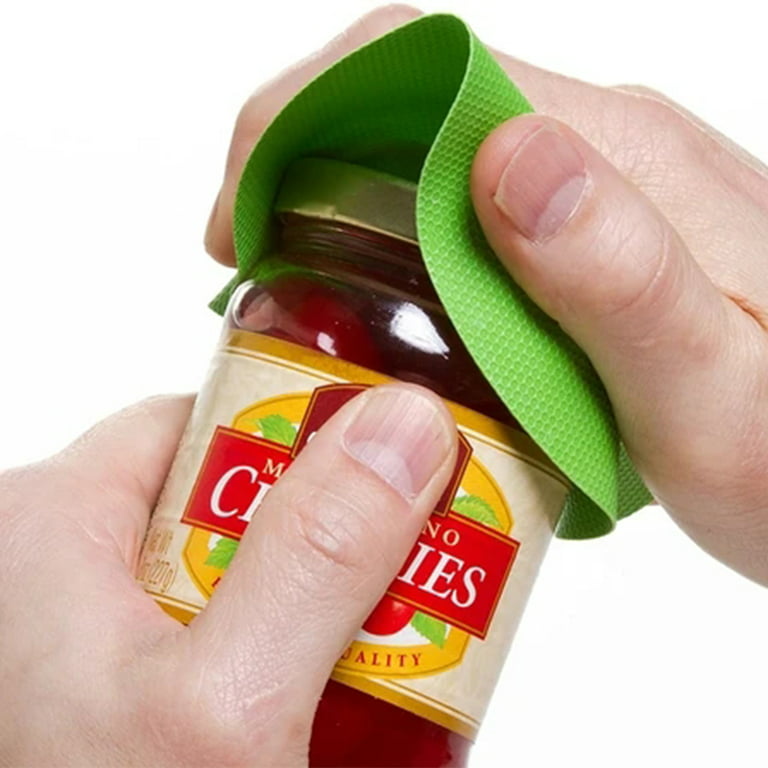 Easy grip jar lid or bottle cap opener
