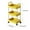Yellow, variant on HCBY 3-Tier Rolling Storage Cart with Lockable Wheels & Handle, Multifunctional Metal Utility Cart for Kitchen, Bathroom, Office, Easy Assembly(Black,29.5"x15"x10.4")