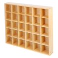 thumbnail image 2 of Earring Organizer Stackable Wood Jewelry Tray With 30 Compartments Display Tray Organizer For Jewelry Necklace Earring Drawer Dresser, 2 of 4