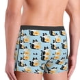 thumbnail image 5 of Daiia FUNNY CAT IS DRINKING WATER Men's Underwear Boxer Briefs, Cotton Stretch Moisture-Wicking Underwear-Medium, 5 of 9