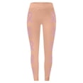 thumbnail image 4 of Kcolen Cancer Awareness Graphic Leggings for Women, High Waist Tummy Control Pink Ribbon Printed Stretch Pants, Soft Daily Casual Yoga Leggings, 4 of 4