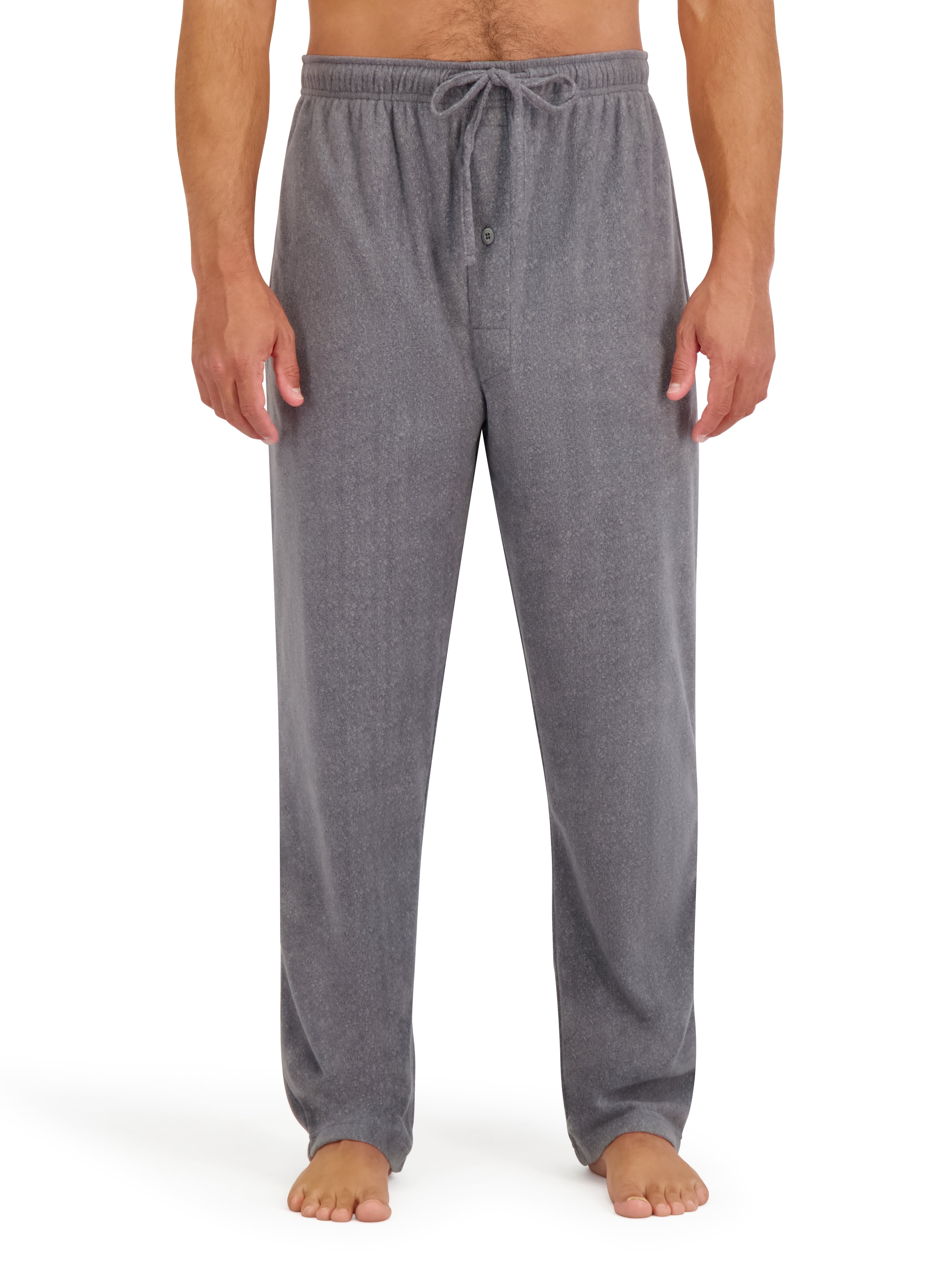 Hanes Men's Cozy Microfleece Pajama Sleep Pants, 2-Pack, Sizes S-2XL