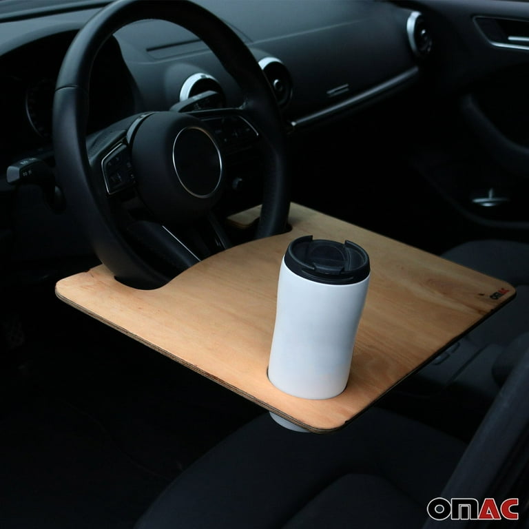 Car Steering Wheel Tray Desk for Acura Handy Food Work Table Cup Holder  Wooden