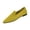 Yellow, variant on Womens Beige Mesh Pointed Toe Slip-On Loafers Breathable Casual Flats Comfortable Work Shoes,Size 6