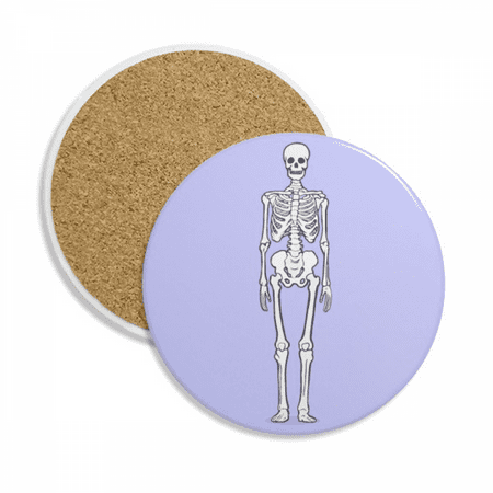 

Human Body Bone Structure Coaster Cup Mug Tabletop Protection Absorbent Stone