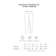 thumbnail image 5 of Expert Brand Women's Mid-Rise Full Length Leggings, Heather Charcoal, Small, 5 of 6