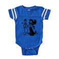 thumbnail image 1 of CafePress - Skel Couple_Bl - Cute Infant Baby Football Bodysuit, 1 of 1