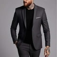 thumbnail image 2 of Mens Casual Sport Coat Qiggri Mens Blazer Jacket Slim Fit Casual One Button Sport Coats, 2 of 3