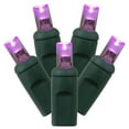 thumbnail image 1 of Vickerman X6G6706T Vickerman 50 Purple Twinkle Wide Angle LED Light on Green Wire 25' Christmas Light Strand, 1 of 1