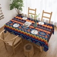 thumbnail image 1 of XMXY Table Cloth Rectangle Table, Boho Indian Seamless Background Dining Table Cover Waterproof Washable Outdoor Tablecloth, 54 X 72 Inch, 1 of 8