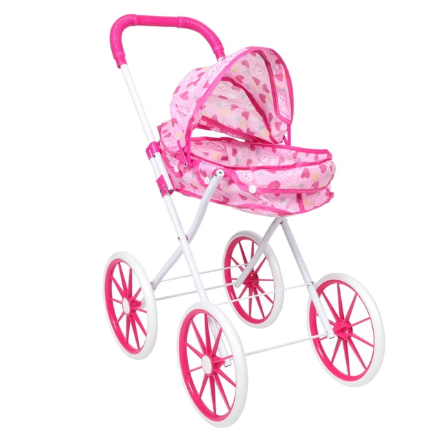 WORGEOUS Cochecito de muñeca para bebé, carrito de bebé plegable para muñecas, carrito de juego de rol para muñeca, cochecito pequeño, modelos de carro, muñeca bebé, cochecito de juguete