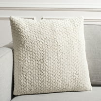 SAFAVIEH Abella Geometric Pillow, 18" x 18", Cream