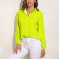 thumbnail image 3 of Lemon Lime Long Sleeve Blouse Woman Streetwear Casual Shirts Summer Oversize Woman Streetwear Clothing Birthday Present, 3 of 7