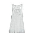 thumbnail image 1 of Just A Small Town Girl Women's Fashion Sleeveless Flowy Racerback Workout Yoga Tank Top Sport Grey Medium, 1 of 3