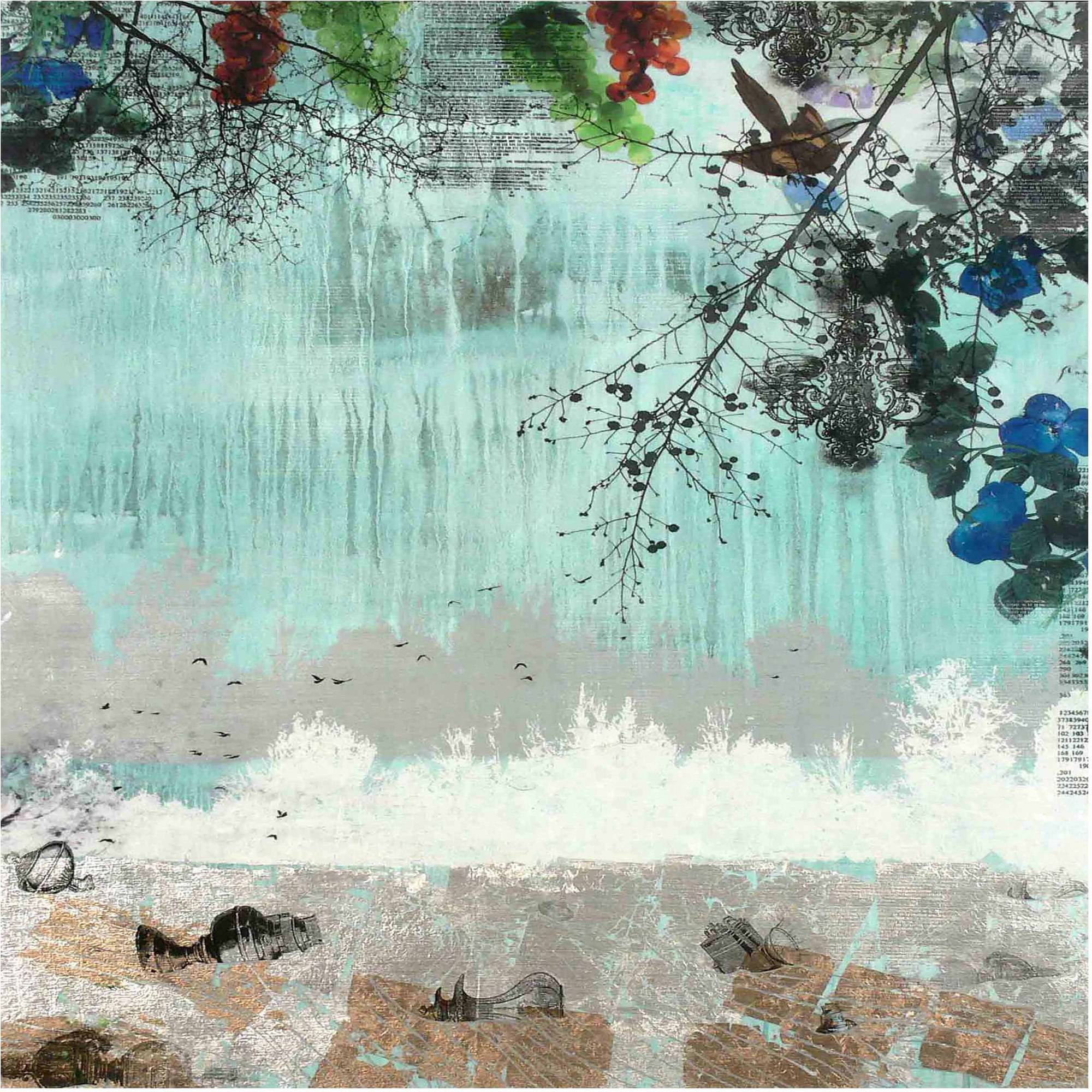 Marmont Hill "Lost River" by Tracy Silva Barbosa Painting Print on Canvas
