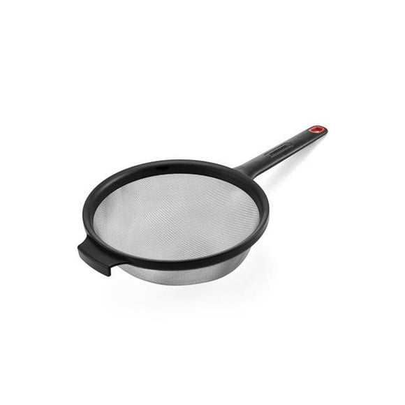 Farberware 6009301 13.5 in. Black & Silver Plastic & Stainless Steel Strainer