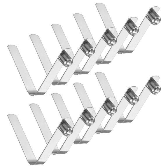 Uxcell 10-Pack Kayak Paddle Snap 8mmx50mm Solid Single Pin V Shaped Spring Steel