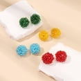 thumbnail image 3 of LICEWO Fashionable Ear Studs Round Ball Earrings Bohemian Style Ears Jewelry for Women, 3 of 7