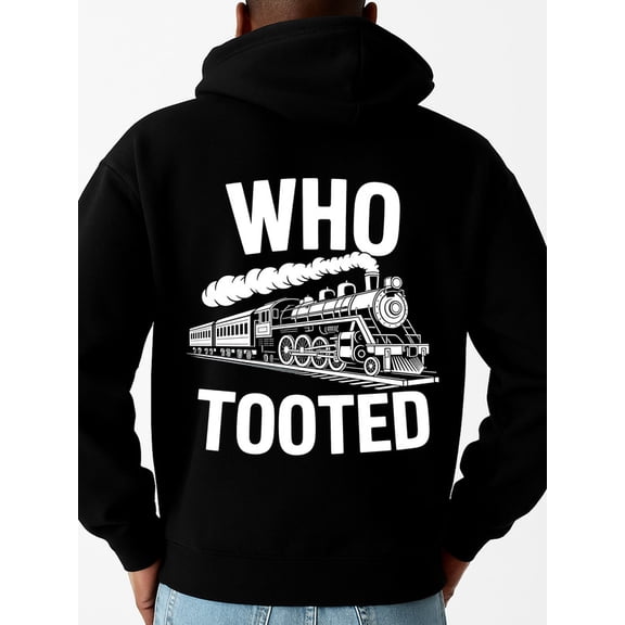 Steam Train Tooted sweatshirt mens regular fit black Stylish Autumn/Winter Outerwear, Sweatshirts , Plus Size Hoodies , Cool Hoodies , Funny Hoodies , Sweatshirt comfortable Fashion Unisex Shirt Pri