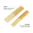 thumbnail image 3 of Alto Saxophone Reed, Flexible Wooden Colour Lightweight Clear Voice Easy Use Alto Saxophone Reed Accessory 10Pcs Traditional  For Musical Instruments, 3 of 7