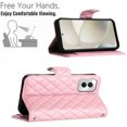 thumbnail image 4 of for Motorola Moto G Power 5G 2024 Wallet Case, Elegant Card Holder Cash Slot PU Leather Kickstand Shoulder Strap Shockproof Protective Flip Women Girls Case Cover for Moto G Power 5G 2024, Pink, 4 of 6