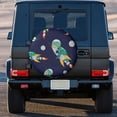 thumbnail image 3 of Kdxio Astronaut Dinosaur and Space for Tire Cover Wheel Protectors Tyre Covers Weatherproof Wheel Covers Universal Fit for Trailer Rv SUV Truck Camper Travel Trailers 16 inch, 3 of 8