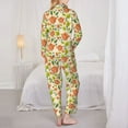 Bingfone Womens Pajama Sets Rose Daisy Print,Long Sleeve Loungewear