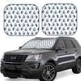 thumbnail image 1 of Saiise Skiing Penguin Funny for Foldable Car Sun Shades (2-Pack) Offer Sun Protection with an Easy-fold Design for Convenient Windshield Shading-Large, 1 of 6
