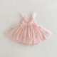 thumbnail image 1 of Vestido de princesa con tirantes para niña de 2 a 6 años, ropa para niño, vestidos de tul bordados con mangas voladoras, vestido de actuación, 1 of 6