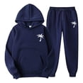 thumbnail image 4 of Tiijoy Boys Outfits Coconut Tree Print Pullover Hoodie Sweatpants Set, Sizes 2-13, 4 of 4