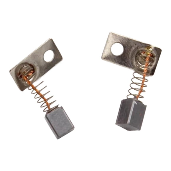 2 cepillos de carbón para máquina de manicura eléctrica, accesorio de pieza de mano para uñas, cepillo de repuesto para máquina de manicura eléctrica 35 x 35 x 5 mm