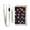 Colorful Polka Dots, variant on JIALIOU Nylon Trifold Card Wallet with ID Window Zipper Pocket for Men Women Teen Minimalist Snowdrop