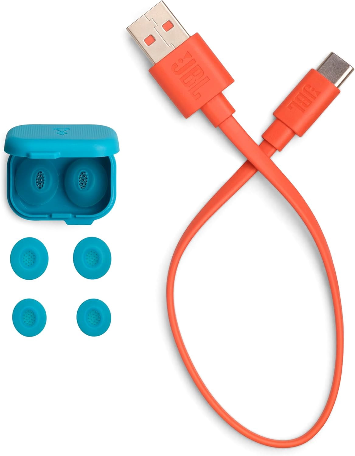 Open Box JBL Tune Flex 2 - True Wireless Noise Cancelling Earbuds - Turquoise