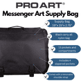 thumbnail image 2 of Pro Art Messinger Art Supply Bag 19x15x2.75", 2 of 7