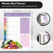 Rechargeable Magnetic Digital Kitchen Timer - Large LED Display, 3 Adjustable Volume for Cooking,Workout, Productivity,with Meal Planner