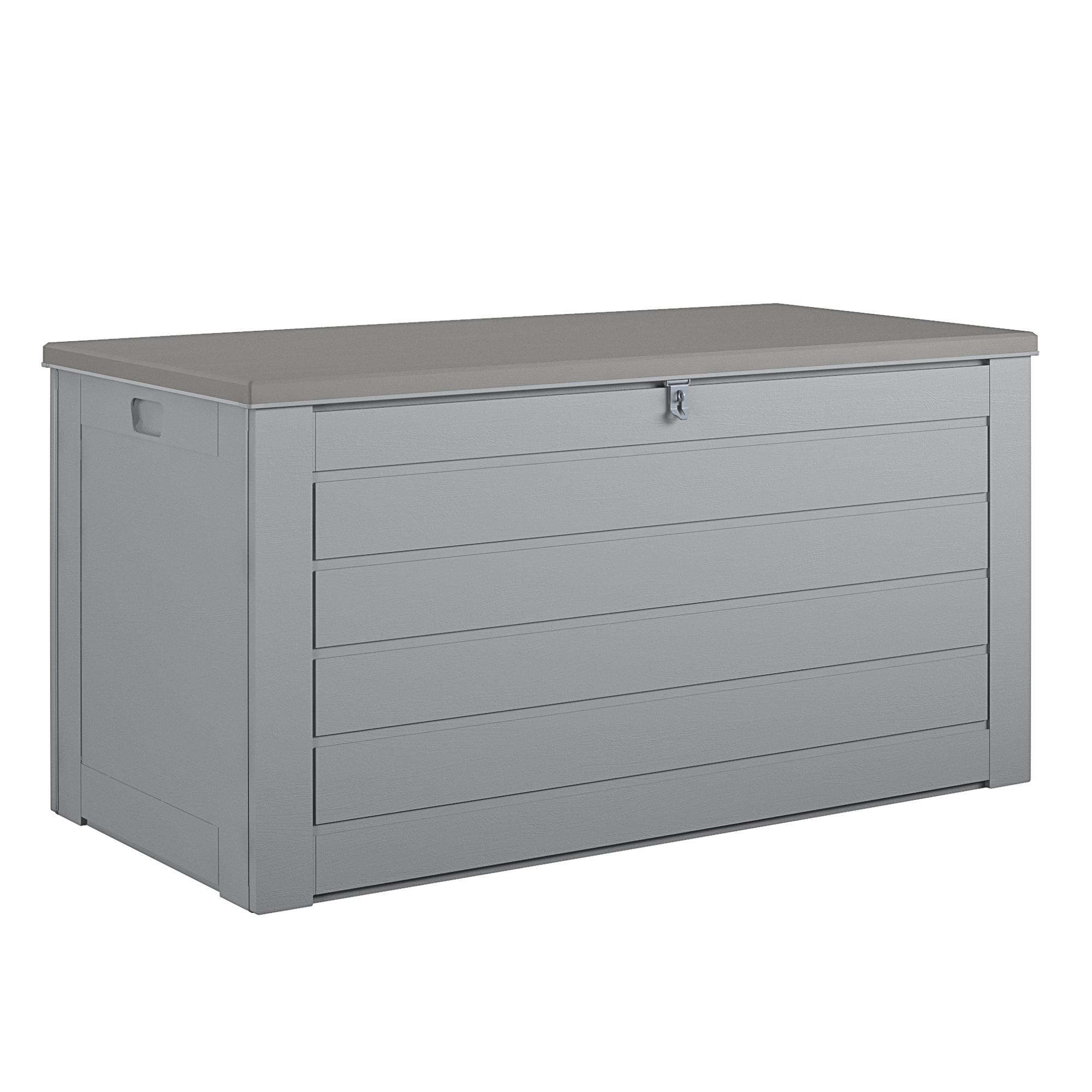 Cosco Outdoor Patio Deck Storage Box, Extra Large, 180 Gallons, Gray