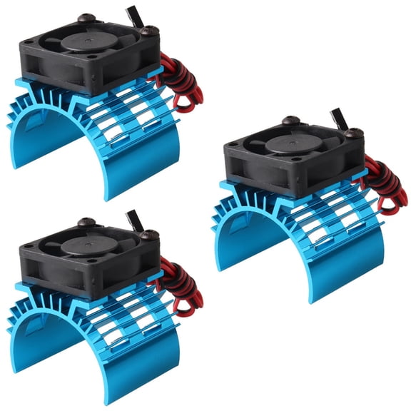 3 Count Radiator Cooling Fins Electric Practical Heat Sink with Motor