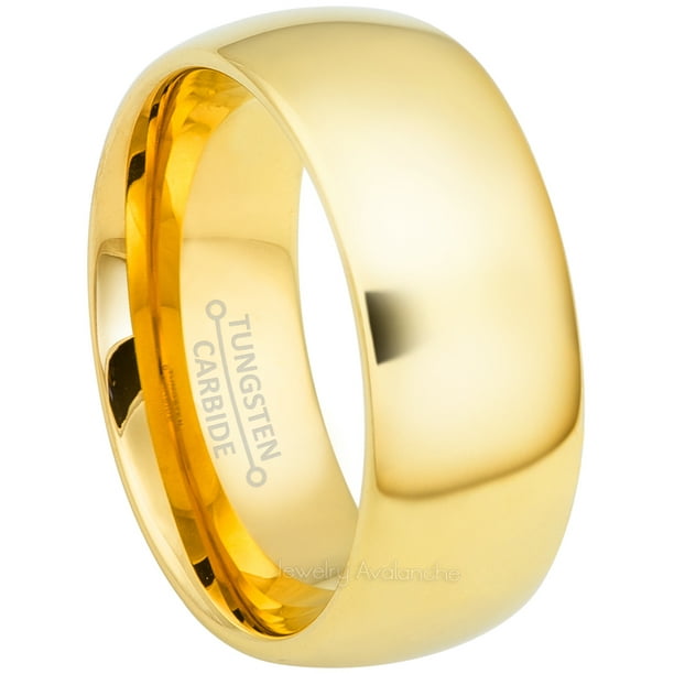 Jewelry Avalanche 9mm Dome Tungsten Wedding Band Polished Finish